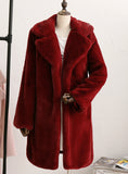 Faux Fur Coats Jackets Women Autumn Winter Rabbit Fur 