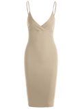 Pretty Knitted Ribbed Bodycon Dress