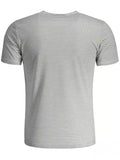 Trendy Mens Striped Crewneck Jersey Tee