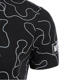 Trendy Mens Printed Polo Tee