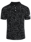 Trendy Mens Printed Polo Tee