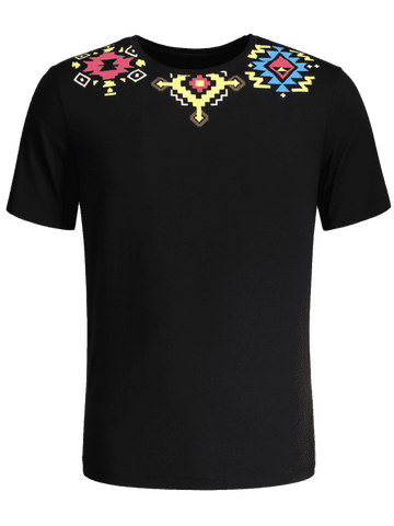Trendy Geometric Printed Tee