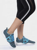Cheap Breathable Mesh Geometric Pattern Athletic Shoes