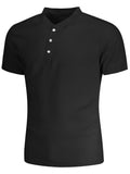 Trendy Men Short Sleeve Polo Shirt