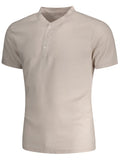 Trendy Men Short Sleeve Polo Shirt