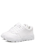 Trendy Running Faux Leather Sneakers