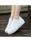 Chic Tie Up Mesh Breathable Athletic Shoes