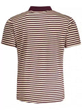 Trendy Striped Polo T-shirt