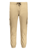 Fashion Contrast Drawstring Jogger Pants
