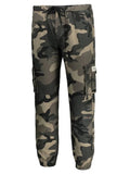 Trendy Drawstring Camouflage Jogger Pants