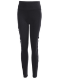 Fashion Bandage Mesh Workout Leggings