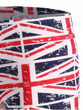 Trendy Distressed Flag Swim Trunks