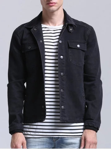 Gorgeous Pockets Button Down Denim Jacket
