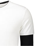 Trendy Long Sleeve Color Block T Shirt