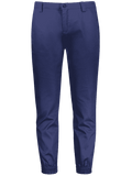 Cheap Zipper Fly Patched Jogger Pants