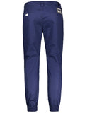 Cheap Zipper Fly Patched Jogger Pants