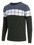 Trendy Color Block Sweater