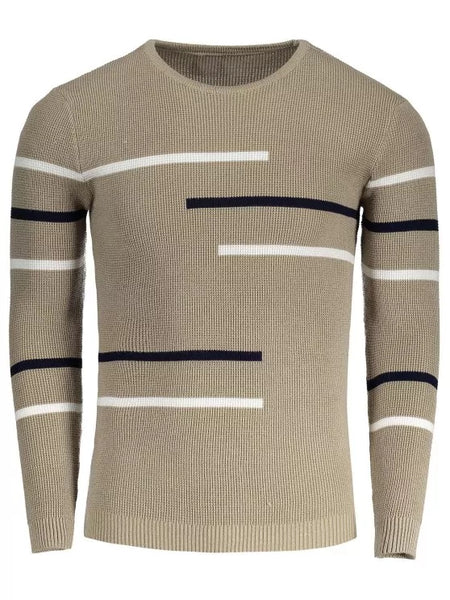 Trendy Chunky Graphic Sweater
