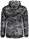 Fashion Patched Fishnet Camo Windbreaker