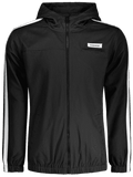 Pretty Graphic Patch Stripe Windbreaker Jacket