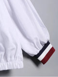 Trendy Long Sleeve Striped V Neck Blouse