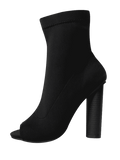 Fashion Chunky Heel Peep Toe Ankle Boots