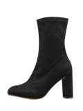 Trendy Pointed Toe Chunky Heel Zip Boots