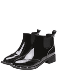 Pretty Rivet Wingtip Ankle Boots