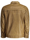 Gorgeous Faux Leather Mens Biker Jacket