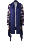 Romantic Print Drape Cardigan