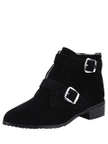 Trendy Stitching Buckle Strap Ankle Boots