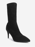 Trendy Pointed Toe Stiletto Mid Calf Boots