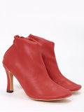 Trendy Stiletto Back Zip Pointed Toe Boots