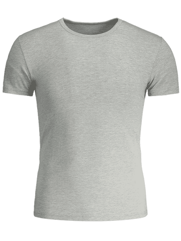 Trendy Short Sleeve Slim Fit Tee