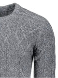 Trendy Textured Heathered Sweater