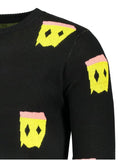 Trendy Crew Neck Patterned Sweater