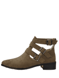 Trendy Ankle Hollow Out Buckle Strap Boots