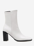 Chic Block Heel Square Toe Side Zipper Boots