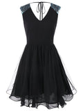 Unique Mini Ball Gown Dress