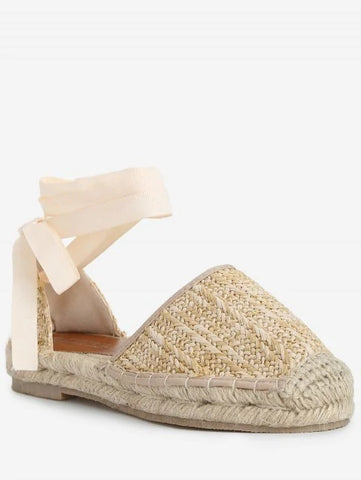 Cute Lace Up Espadrille Fisherman Sandals