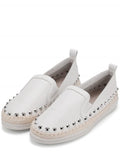 Marvelous Leather Round Toe Loafers Sneakers