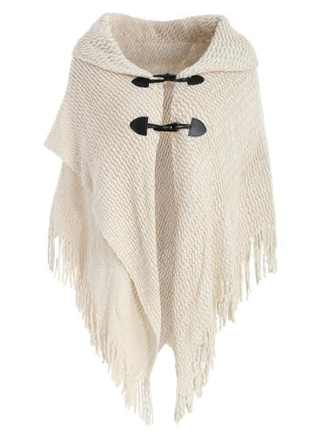 Fashion Sleeve Horn Button Cardigan