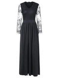 Elegance Long Sleeve Maxi Formal Dress