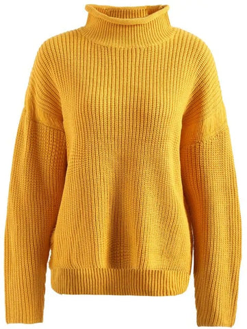 Stylish Low Drop Shoulder Chunky Sweater