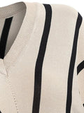 Stunning Sleeve Stripe Knitwear