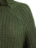 Elegant Sleeve Turtleneck Sweater