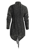 Stunning Fringed Knitted Cardigan