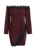 Long Sleeve Plus Size Bodycon Dress