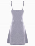 Advanced Lace Backless Mini Slip Dress