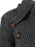 Lovely Neck Knit High Low Sweater